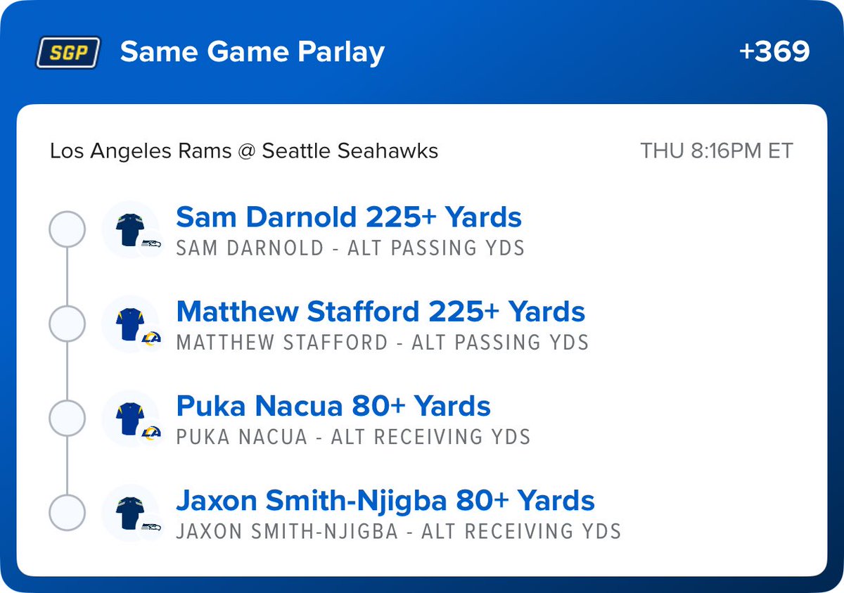 onlyparlays's tweet image. TNF PARLAY! 🏈🔥

Drop a like or repost if you’re tailing this one! 🙏