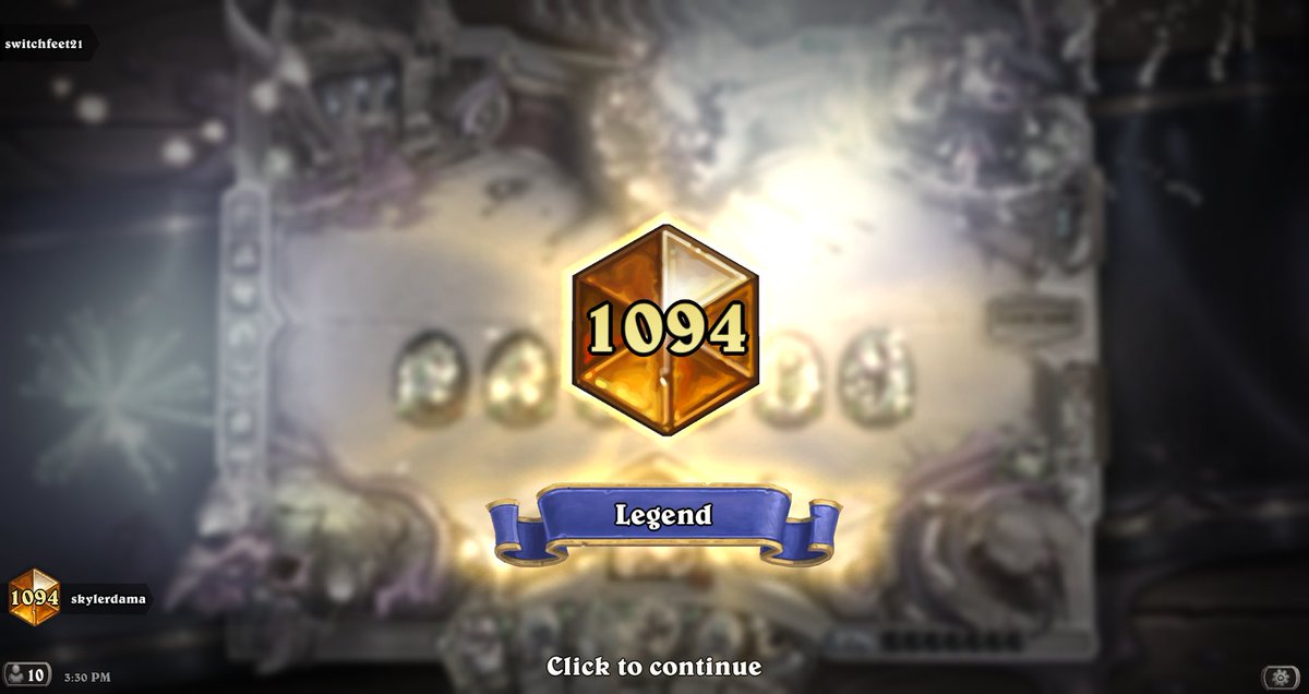 Legend with Hagatha Shaman. Climbed with this and Cliff Dive Demon Hunter. Go wide, play Wish Upon a Star. Hagatha OP. List below.

AAECAaypBgqvnwSAoATHpAaopQbUpQat4QaCmAfbpgffpgflpgcKqKcGgbgGw74GhL8GzsAG0MAG2cAG0dAG5pYHvLEHAAED9bMGx6QG97MGx6QG7t4Gx6QGAAA=

#Hearthstone