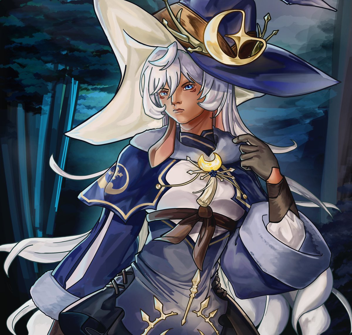 Maple9751's tweet photo. Luna art is finished now 👍 
#witchspring #witchspringr https://t.co/kP3Ih0KWys