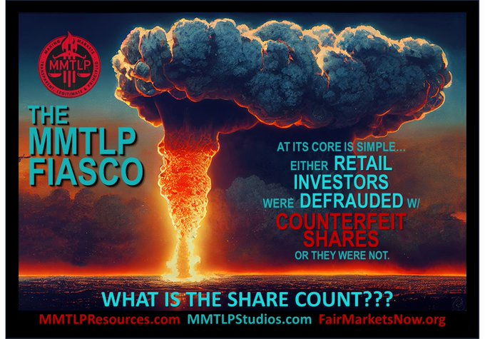 JunkSavvy's tweet photo. What is THE MMTLP FIASCO??? 
At its core, The MMTLP Fiasco is very simple... either investors were defrauded with counterfeit shares or not. 
🚩The Regulators (@SECgov @FINRA @The_DTCC @OptionsClearing) tasked with protecting investors have failed to accomplish their mandates and missions.  Instead, they have  WEAPONIZED their authority (and IMMUNITY) as they CONSPIRED with the CRIMINAL ENTERPRISE to DEFRAUD retail investors. WE HAVE THE RECEIPTS!!! #FinancialTerrorism #RICO #FOIAs 
🚩The Regulators refusal to cooperate with Congressional oversight, their substantial legal resources deployed to block discovery, and documented TORTIOUS INTERFERENCE in the issuer's business affairs serves to prove their ALLEGIANCE TO THE CRIMINALS and NOT INVESTORS.
🚩Apparently, it is NOT A NEW DAY at the @SECGov as Chairman Atkins @SECPaulSAtkins promised. Business as ususal and their business is THEFT AND CONTROL.
If nothing is wrong, where is the TRANSPARENCY?  What are they hiding?  What is the share count...
ALL SHARES & OBLIGATIONS?!?
WE...ARE...NOT...GOING...AWAY!!! #Relentless
$MMTLP $MMAT $TRCH
WATCH: https://t.co/fNJgQCbZCN
@annvandersteel @laralogan @JamesOKeefeIII @cvpayne @RealAlexJones @TheRobbCarter @kshaughnessy2 @denniskneale