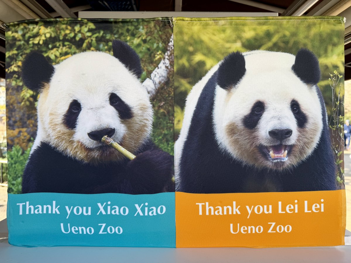 毎回上野動物園のフラッグを見て思うことがあります なぜ！これを商品