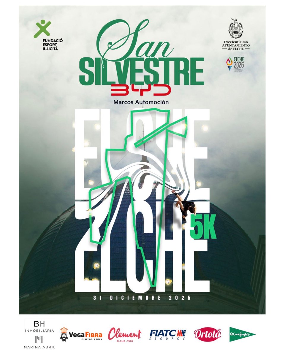 <a href="/CbsrElche/">CBSR ELCHE</a> nos sumamos a la San Silvestre Ilicitana!

El club apoyará este gran acto de final de año, donde miles de ilicitan@s recorrerán las calles de Elche.

Personal del club participará en dicha carrera para despedir el año.🏀🎊

#Elche2026
Cap. Mediterránea del Deporte