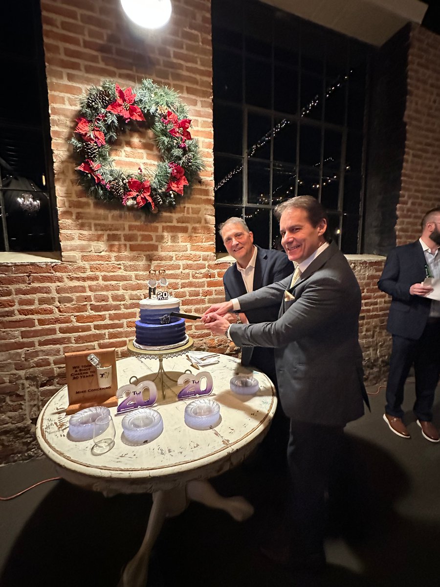 techwizardsinc_'s tweet photo. From celebrating the season to honoring a major milestone, our holiday party at the Old Silk Mill in downtown Fredericksburg, VA, was one to remember! This year, we proudly celebrated 20 years of Tech Wizards – a milestone made possible by the dedicated people behind our work. https://t.co/7XXBb5cJdP