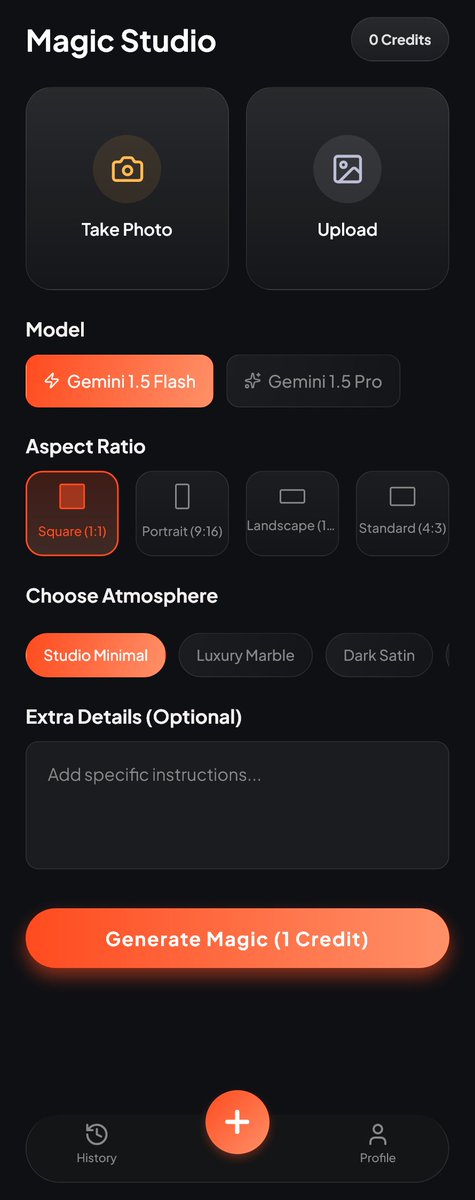 Sıradan bir fotoğrafı satış odaklı bir görsele çeviriyoruz.  

AI APP Development - Gün 13🛠️   

• Yeniden adlandırma ve silme fonsiyonları eklendi: ✅
• UI'da bazı iyileştiremeler yapıldı.: ✅

#mobile #vibecoding