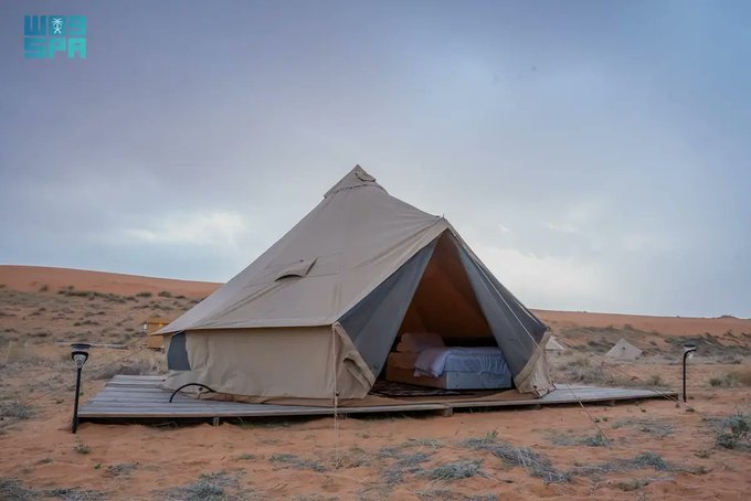 مخيم لينة .. تجربة شتوية متكاملة ضمن موسم شتاء درب زبيدة #المملكة 