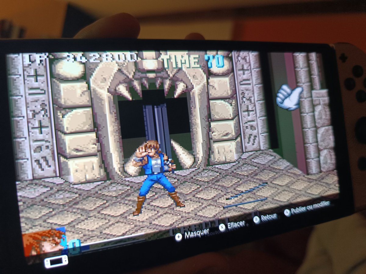 Double Dragon Advance ( GameBoy advance ) sur #NintendoSwitch 
Vraiment très bon , avec des niveaux supplémentaires , de nouvelles armes et de nouveaux coups.
Fluide et réactif.
Je ne l'avais jamais fait sur GBA .
#retrogaming #nintendo