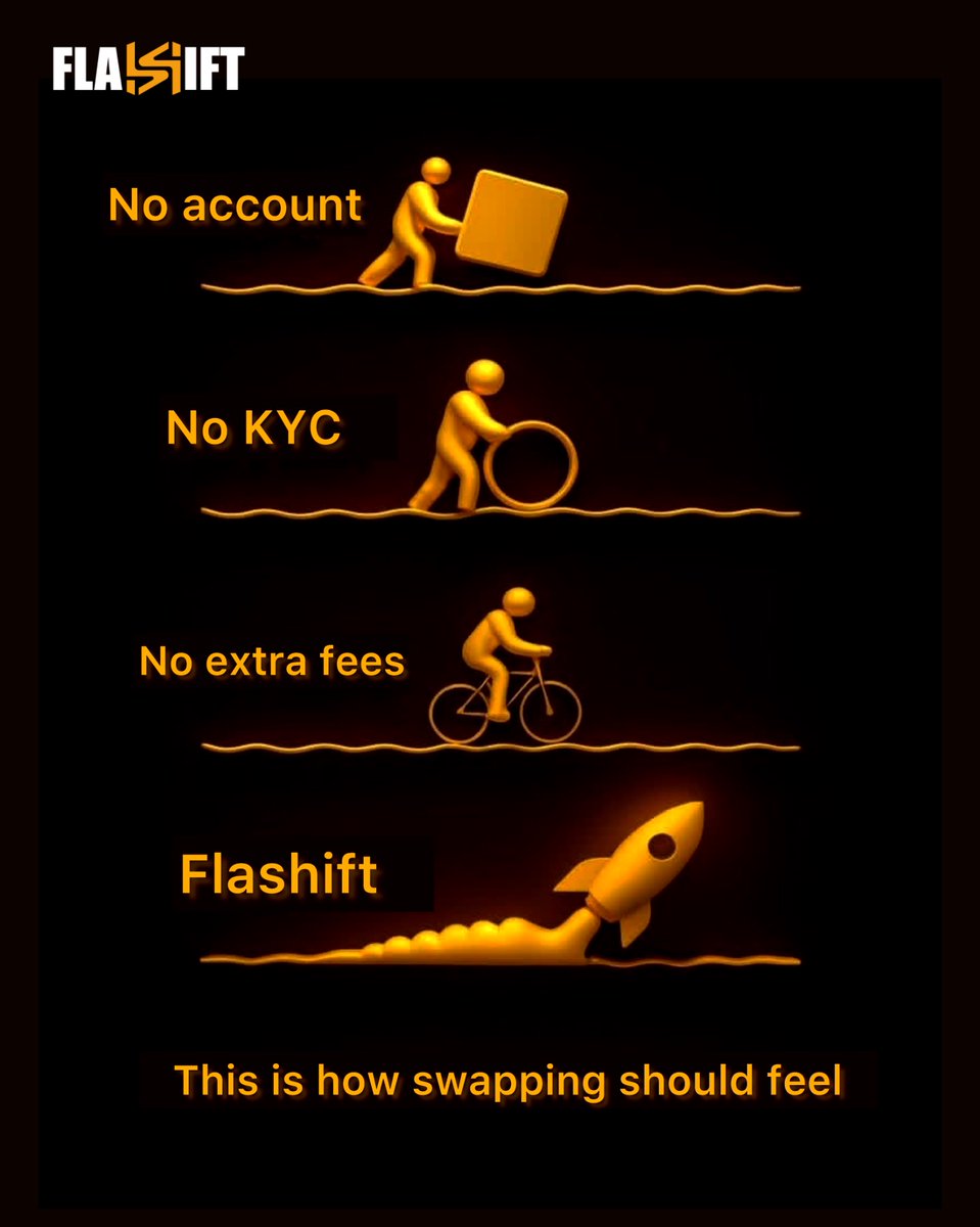 FlashiftApp's tweet photo. SWAP NOW ↓
🔱 Most platforms add hidden fees.
Flashift doesn’t.
💸 0% extra fees
You only pay the network cost — nothing more.
That’s how swaps were meant to work. 🔐⚡
👉 Start swapping now:
🔗 https://t.co/E2amNM463J
#Flashift #CryptoSwap #NoKYC #ZeroFees #DeFi #Web3 https://t.co/BEFs0yLXYZ