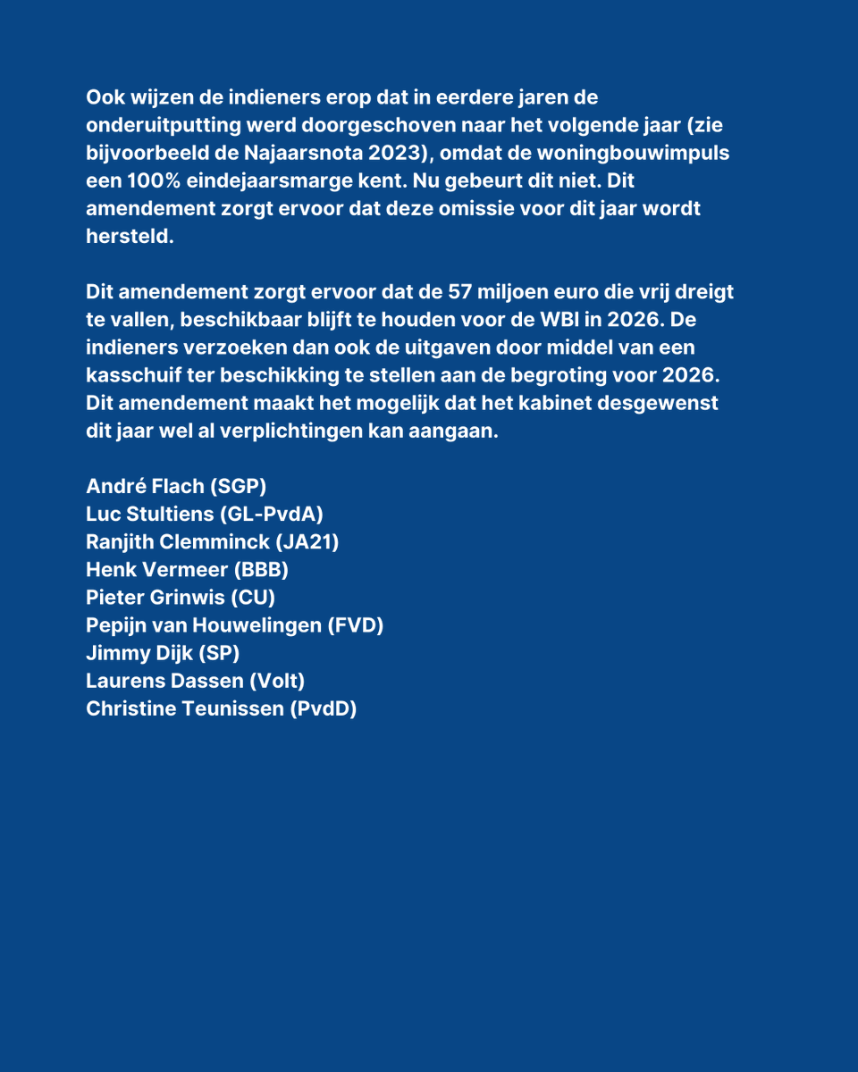 SGPnieuws's tweet image. Mooi dat dit amendement van @ajflach en collega's is aangenomen. Zie hieronder de stemmingsuitslag én de toelichting op het amendement.