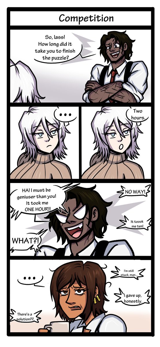 Limbus Company 4koma #67-68  

When Faust is disconnected to her multidimensional Discord Chat you realize she's actually quite silly. Also Outis be ready to leave these buffoons as soon as her contract expires.  

[LCB] [림버스] [LimbusCompany]
