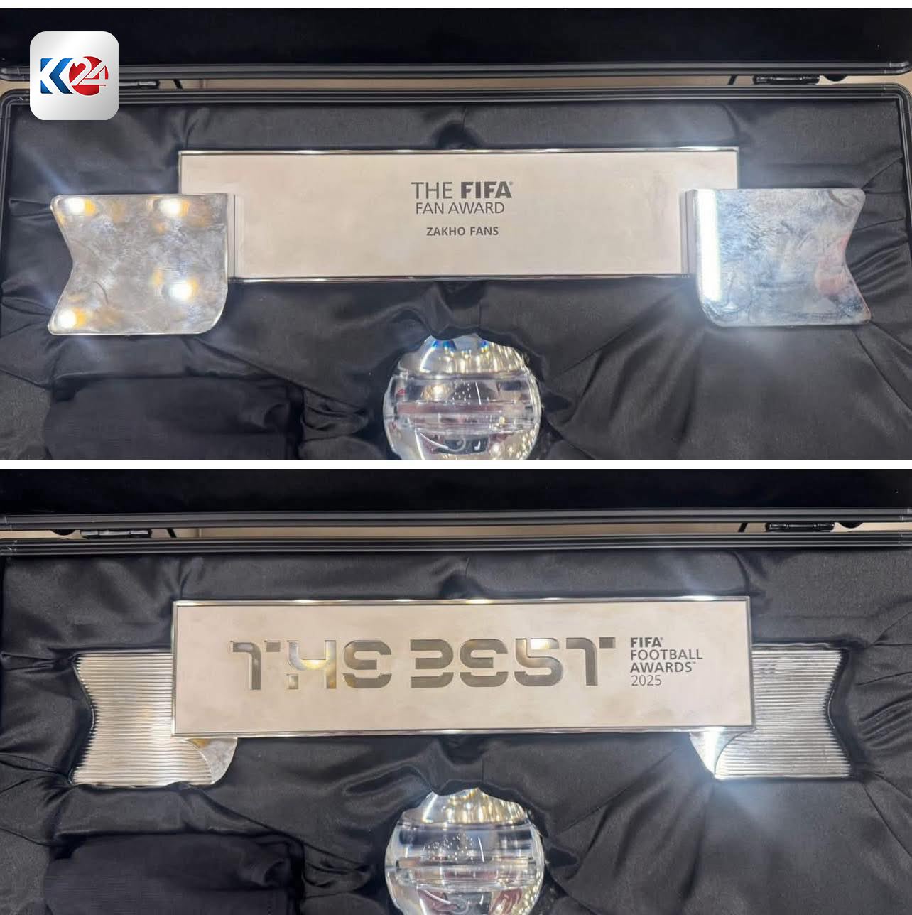 إنجاز تاريخي لأهالي زاخو. وضع اسم جماهير زاخو على جائزة "ذا بيست" التابعة للاتحاد الدولي لكرة القدم (فيفا) 