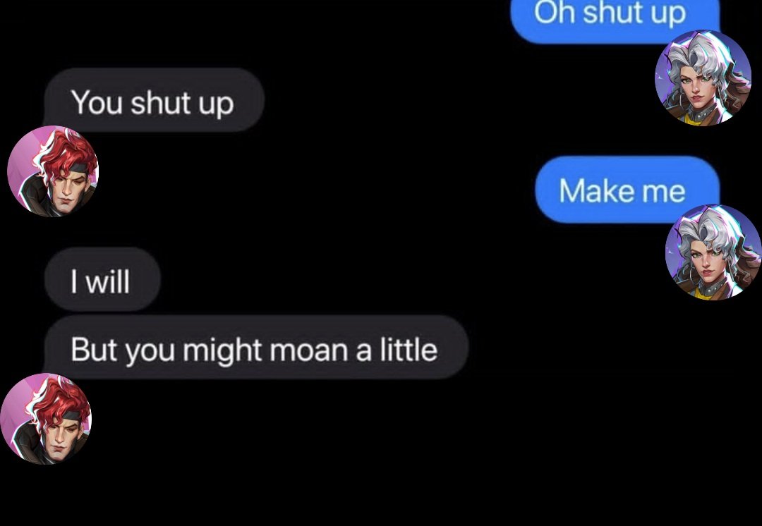 PunkerDuckie's tweet image. Happy Thursday. Here's some Rivals Gambit and Rogue texts

#marvelrivals #gambit #rogue