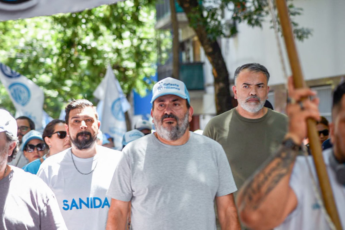 cybsanidad's tweet photo. 🤍 Hoy marchamos hacia Plaza de Mayo, convocados por la #CGT, para decir #NoALaReformaLaboral y defender nuestros derechos. https://t.co/WN79IDI7DF