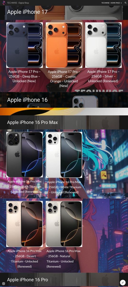 TechWise100's tweet photo. 🍎📱 Upgrade Without the Contract.
• Apple iPhone 17 & iPhone 16 unlocked freedom 🔓
• No plans • no hidden fees 🚫
• Pro-level cameras & speed 📸⚡
• Secure checkout • trusted Amazon 🛒🛍️
🌐 https://t.co/ExSdwtDIOG
#TECHWISE #iPhoneUpgrade #SmartTech #Shopping https://t.co/TXovG3FwI2