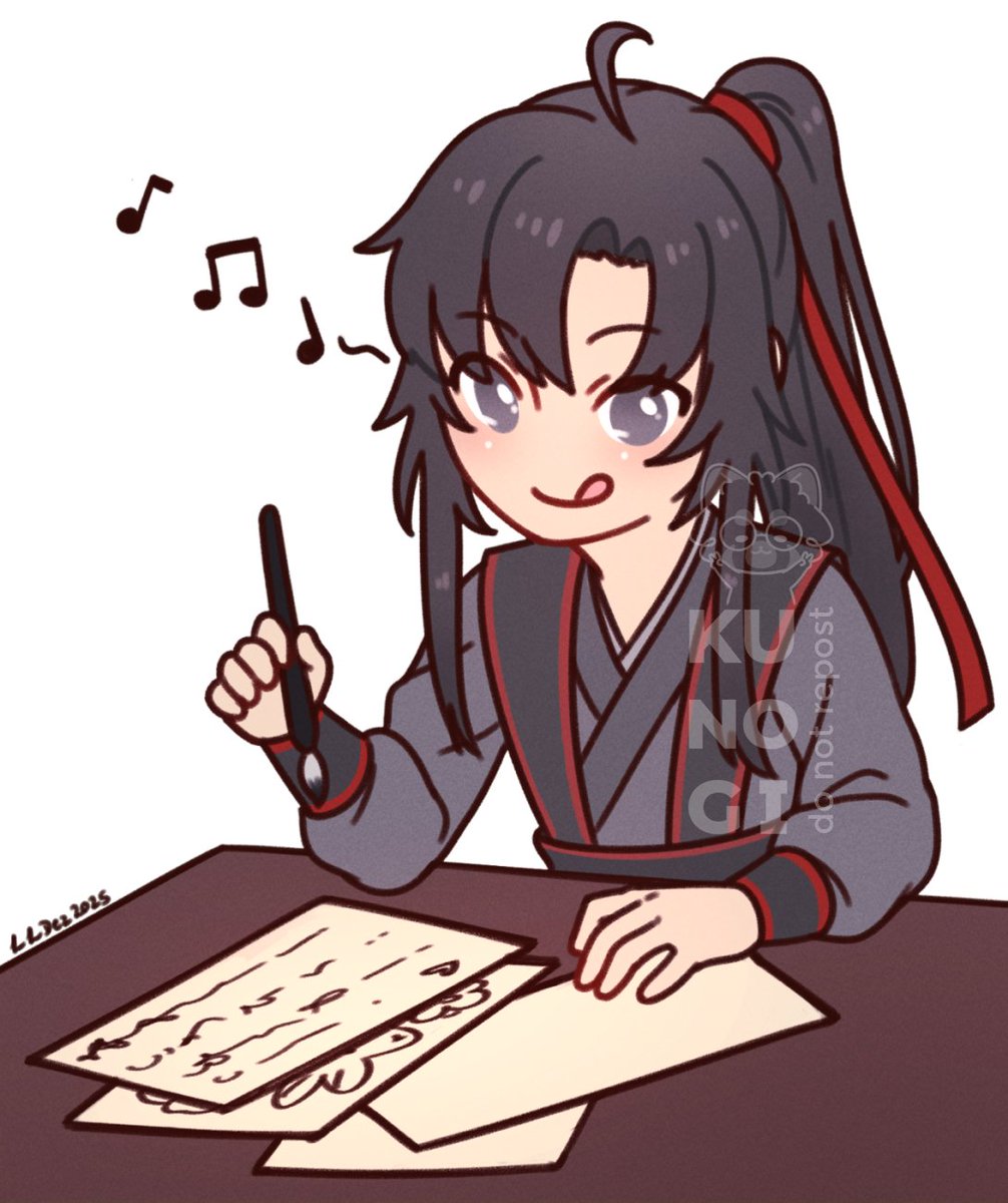 A cuuute little c0mm for <a href="/diamondbruise/">nips</a> THANK YOU SO MUCH friend for c0mmissioning meee 🥺🥺🥺

GO READ THEIR FICS😊
#mdzs #weiwuxian