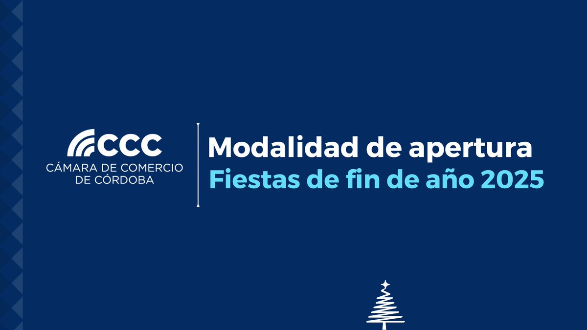#CCCInforma | A partir de un nuevo relevamiento realizado en los corredores comerciales de la ciudad, la Cámara de Comercio de Córdoba da a conocer la modalidad de apertura comercial durante las Fiestas de Fin de Año.

👉📲 Nota completa en camcomcba.com.ar