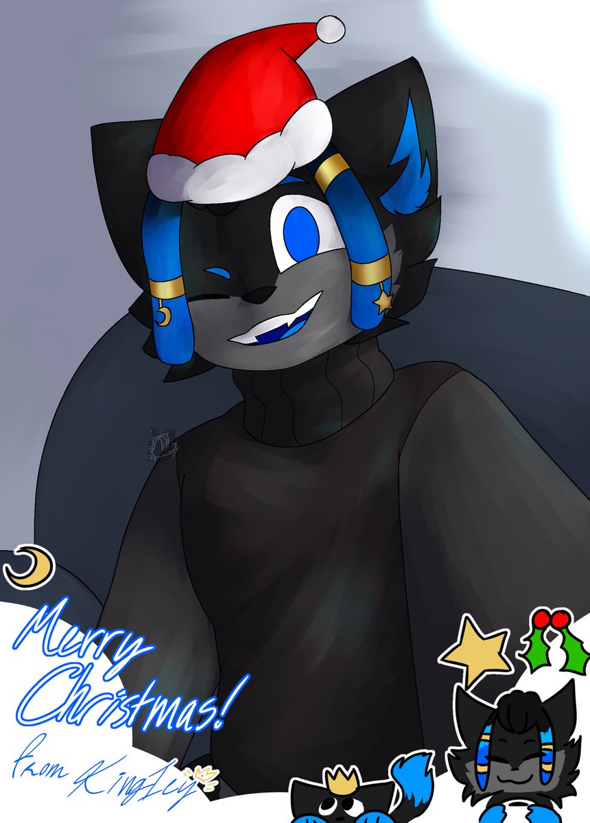 Christmas Wishes From The King!
bit of an early christmas post but i know ive been highly lacking on my socials! i do have a few more pieces lined up to be posted later on down the line, but im here to wish you guys a wonderful month and christmas. best wishes from yours truly 💙