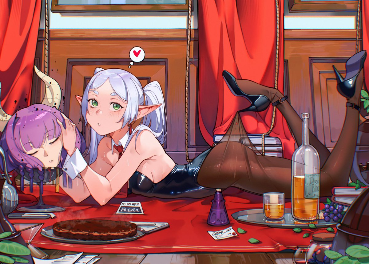 Tenía bastante tiempo de no hacer un dibujito con bastantes detalles de escenario y me volví a ver frieren para estar listo para la segunda temporada :3 así que valía la pena hacer el intento 👌 #frieren