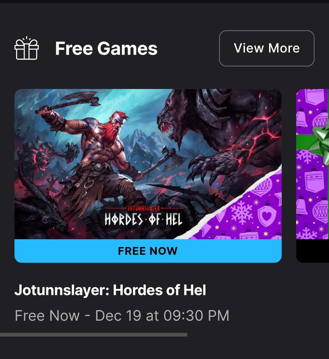 kyurem55's tweet photo. We can claim Hordes of hel from epic games for free 
#EpicGamesStore https://t.co/qjzkwRrQL0