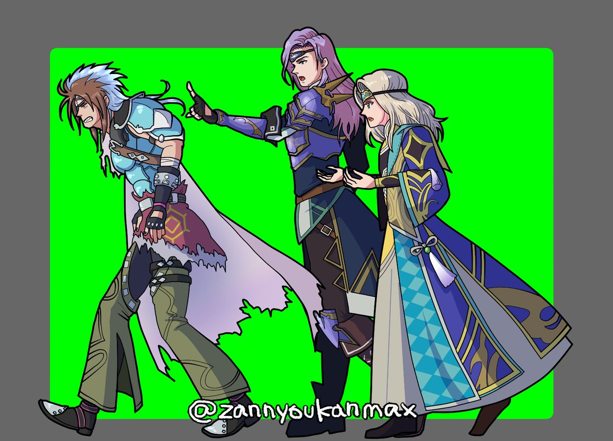 説教する側×２とされる側ってのも好き。