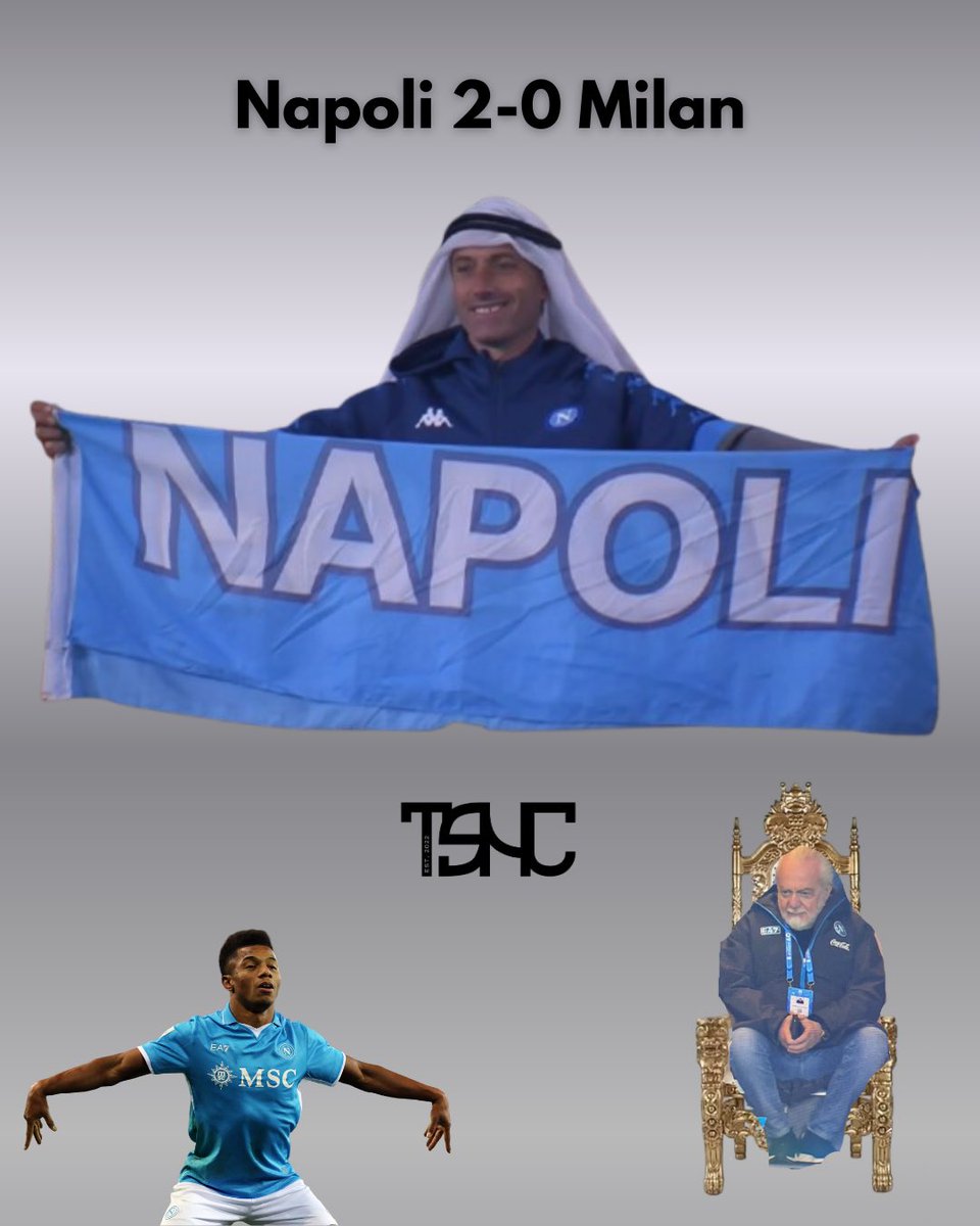 tri_napoliclub's tweet photo. Napoli to the finals! Forza Napoli Sempre!
#napoli #forzanapoli #forzanapolisempre #napolimilan #tristatenapoliclub https://t.co/wlHjz7NjZN