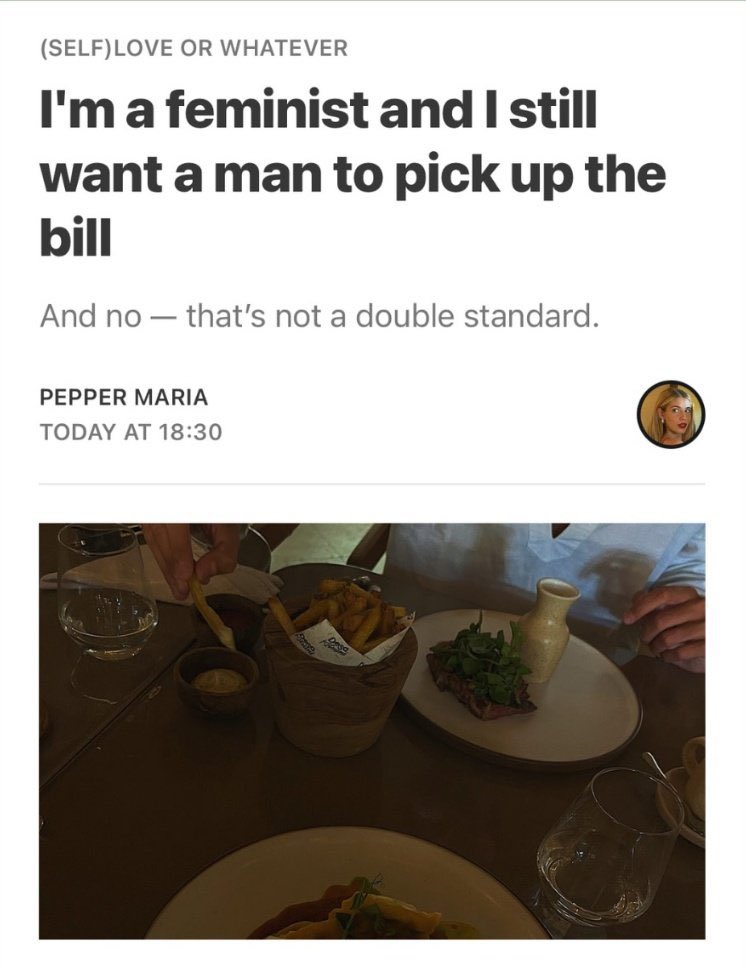 dogecoin_empire's tweet image. Men, would you pay the bill if you went out on a date with a feminist?
