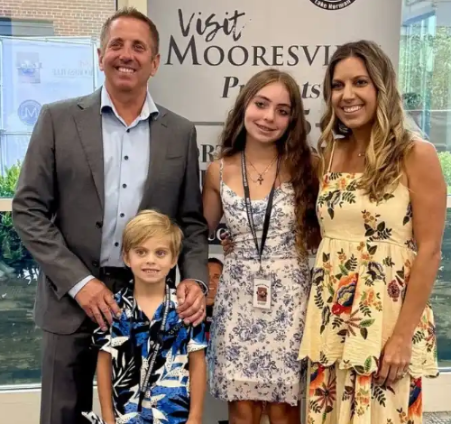 NASCAR star Greg Biffle, his wife Cristina and their two ...