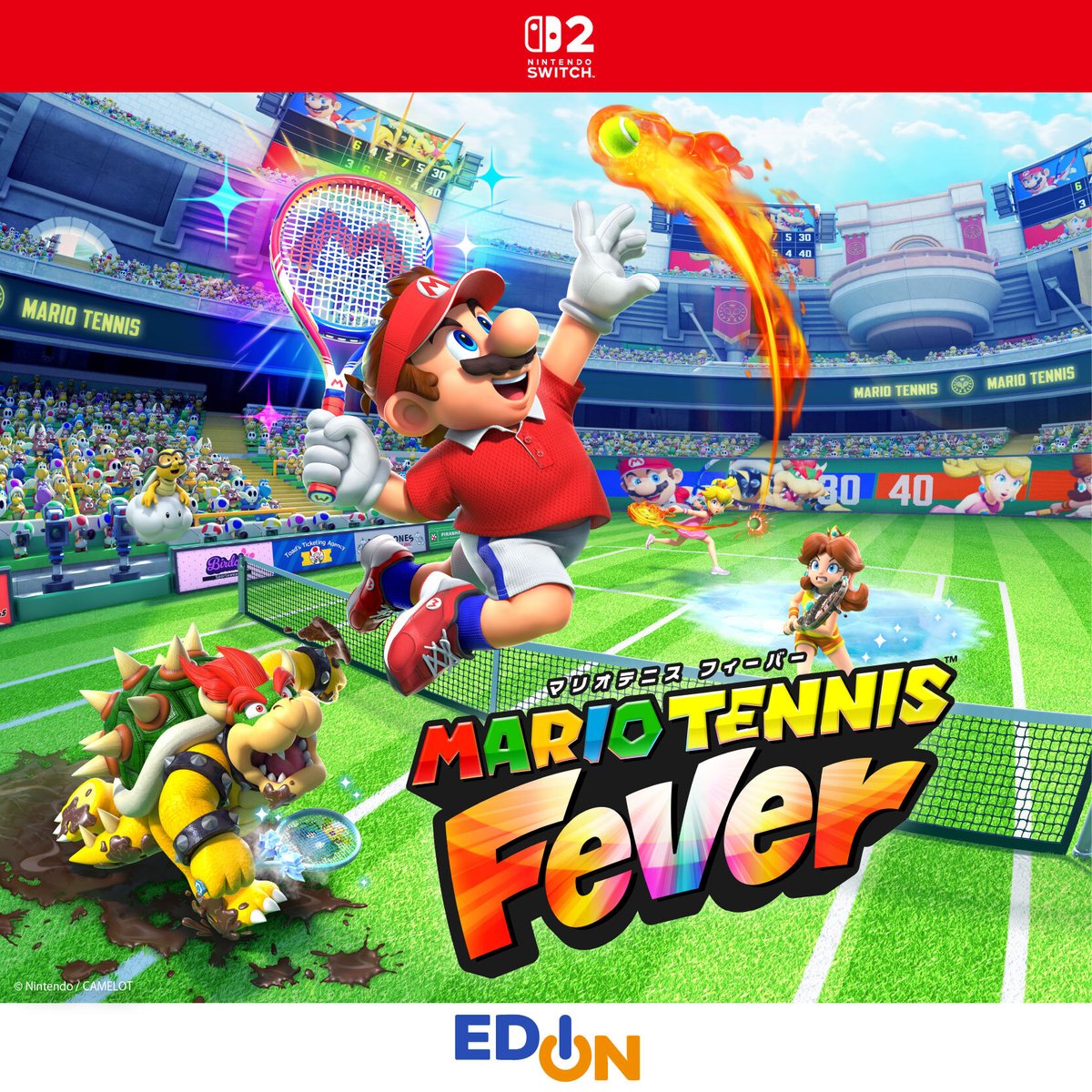 ラケット選びが勝負のカギ。新生テニスバトル！

/／
2/12（木）発売
#マリオテニス  フィーバー
\＼

エディオン で予約受付中！
ネットショップでのご予約はリプライから↓