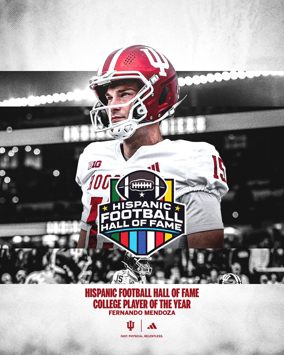 The Hispanic Football Hall of Fame College Player of the Year!