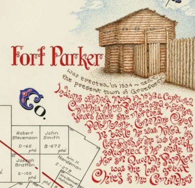 SaveTXHistory's tweet photo. Maps and documents in the GLO Archives help connect the tragic story of the Parker family, including Cynthia Ann Parker, with the histories of Texas, Oklahoma, and the Comanche Nation. #SaveTexasHistory https://t.co/6bRSOXLQ1v