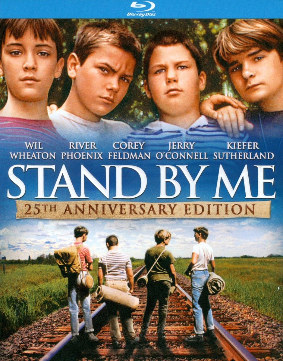 shalomhd's tweet photo. Stand By Me was the first film I watched when I landed in America. Last night in honor of Rob Reiner I watched it again. It aged like good wine! At the end we learn that Chris (River Phoenix), now a grown man, was slain, his throat slashed by a knife. It was hard to sleep later. https://t.co/P8gy6pVLf5