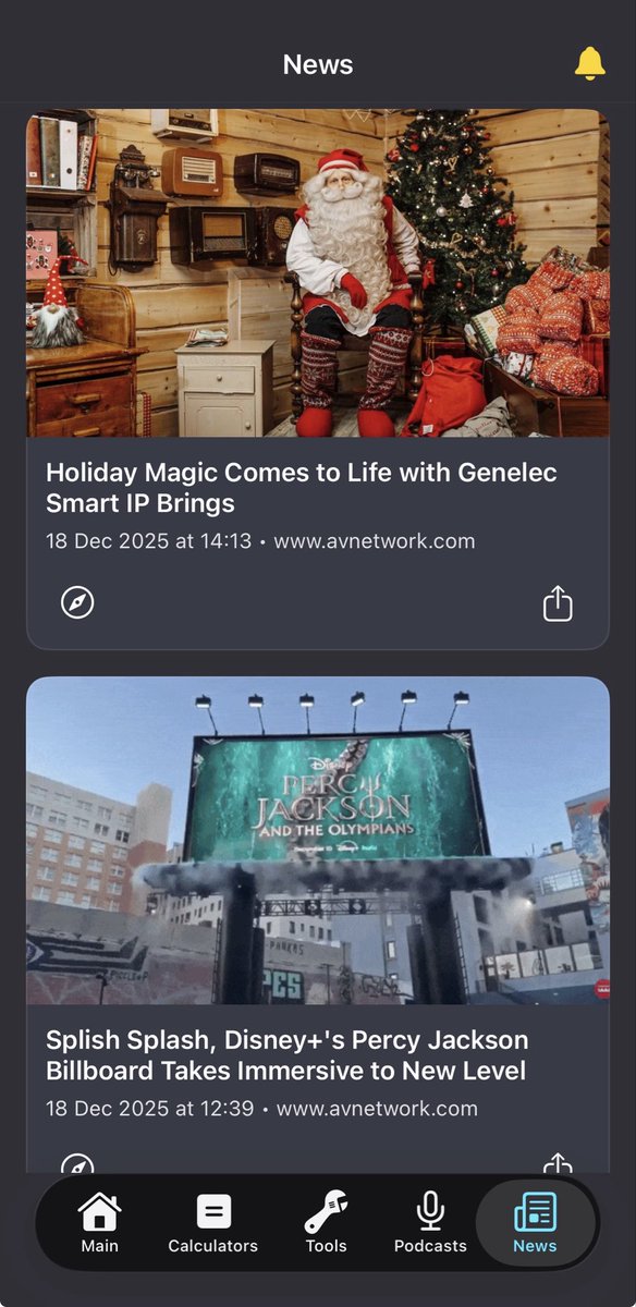 avbuddyapp's tweet photo. Staying current in AV shouldn’t mean jumping between a dozen sites.

With AVBuddy, you can keep up to date with the latest AV news, trends, and industry updates — all in one place.

Less scrolling. More signal. 🎛️📡

Available for iOS and Android https://t.co/9kloi4xwI9