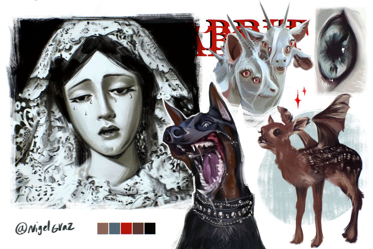 NigelGraz's tweet image. I love drawing spreads🫨