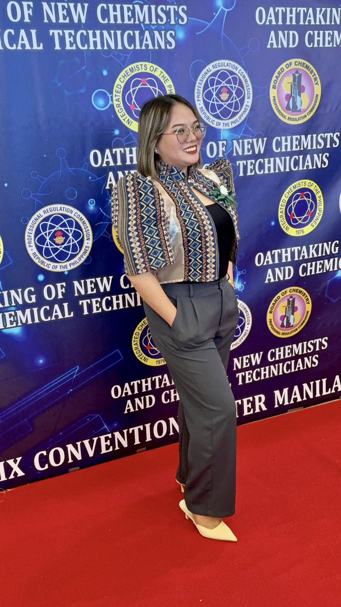 ChaaarmaineH's tweet photo. Chemical Technicial Oath taking 2025 ✨ https://t.co/n689ipRMs8
