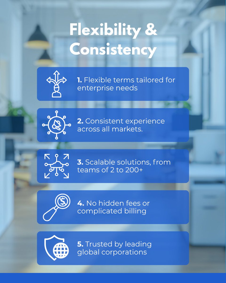 PrefOfficeNet's tweet photo. From Fortune 500s to fast-scaling teams, companies choose Preferred Office Network for one reason: we make flexible real estate work—globally, without friction.

👉 Swipe to see 15 reasons enterprises trust PON: https://t.co/uLfW3lVWOX