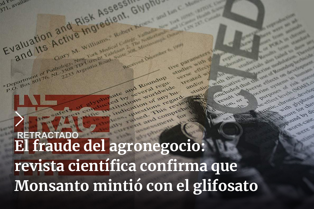 Un trabajo "científico" fue (y es) tomado como referencia por los defensores del glifosato. Ahora, la revista que lo publicó reconoce que fue pago por Monsanto (hoy Bayer). Denuncia que se omitieron pruebas del impacto del veneno.‼️☠️
✍️ Silvia Ribeiro
➡️ cutt.ly/xtaNDvPu