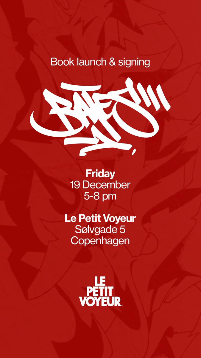 Bates Book signing in Copenhagen 19 Dec. between 18-20