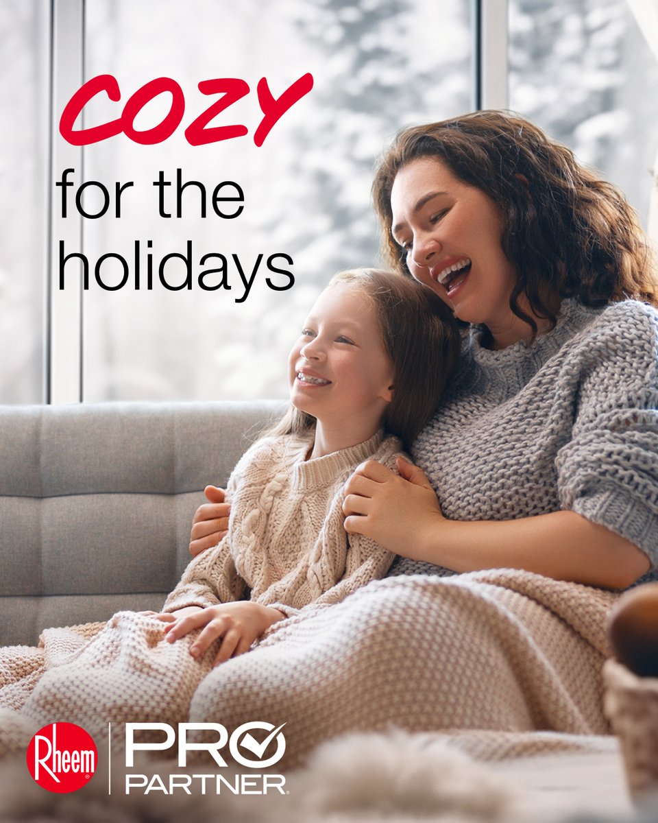 When the weather outside is frightful, a well-maintained heating system can feel oh-so delightful. Keep your home warm and cozy this winter with a professional system tune-up with a Rheem® Pro Partner®. Locate the Pros near you at Rheem.com/Find-a-Pro.