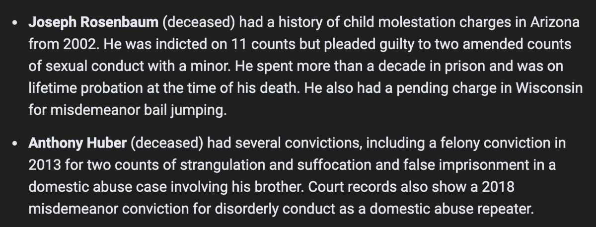 MAC_Arms's tweet photo. @PallaviGunalan He did kill people, criminals with violent records. The world would be a better place with more Kyle's in it and fewer Rosenbaum's and Huber's. Thank you to Kyle for taking out the trash. https://t.co/tGLcDojkpu