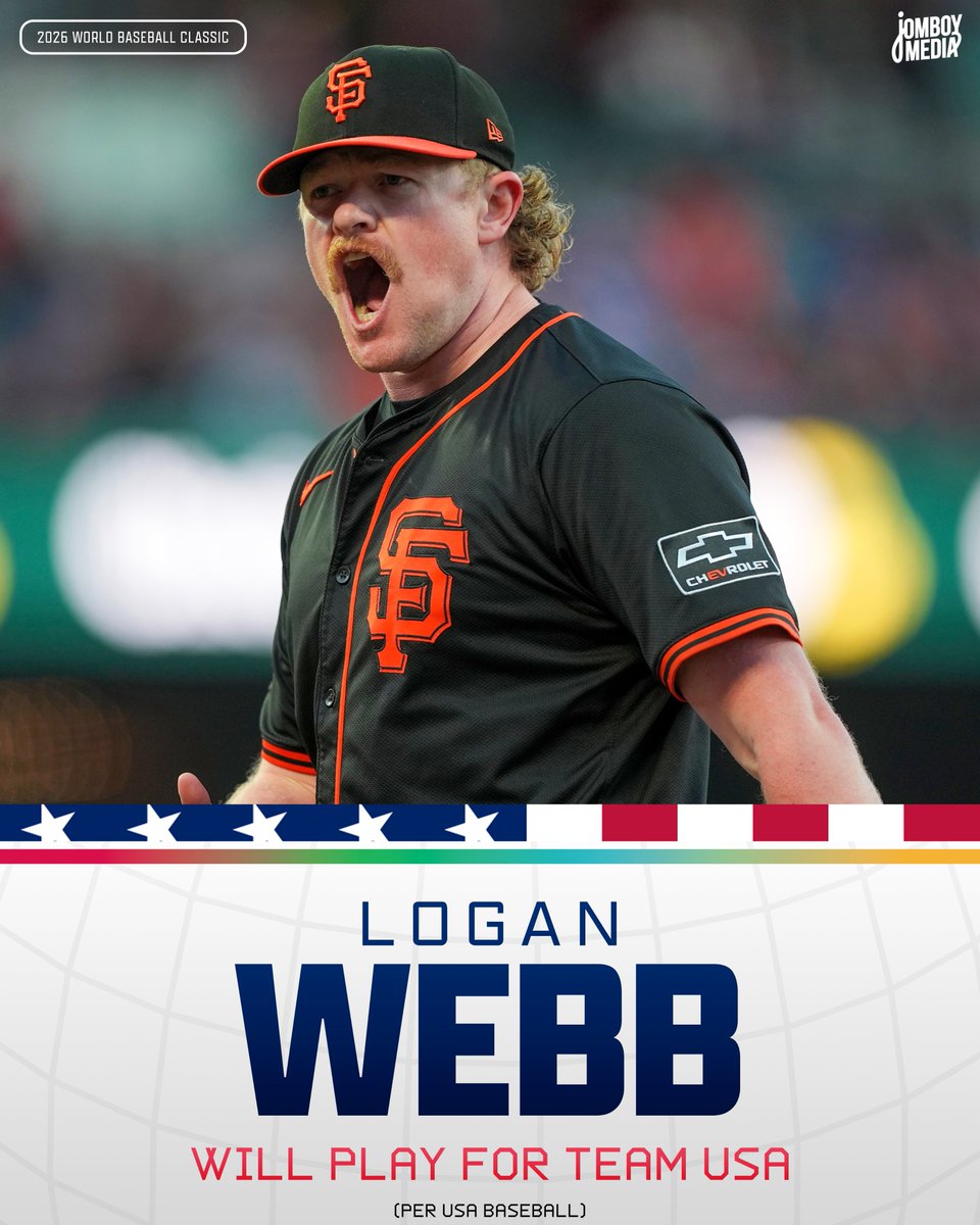 TalkinBaseball_'s tweet image. Logan Webb joins an absolutely stacked Team USA rotation