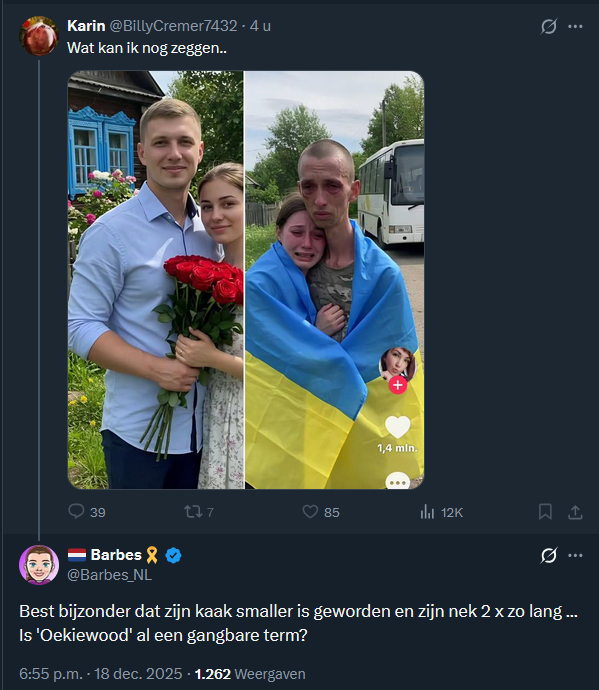 Hahaha ... Zij plaatst een AI-foto met een zielig verhaal erbij en als ik daar wat van zeg, blokkeert ze me. Wat zijn sommige mensen toch ook stumpers!
😂🤣