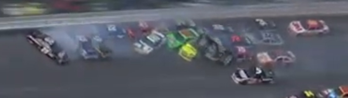 EC35nascar's tweet photo. My favorite Greg Biffle moment will forever be how the heck he managed to get through this without hitting anything. Rip to a true legend https://t.co/vFjUqH0GQQ
