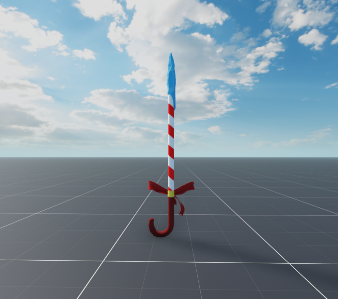 BrPokemast44988's tweet photo. ❄️Candy Cane Sword Model❄️
 𝐅𝐨𝐫 𝐒𝐚𝐥𝐞
 3.8k Tris 
if interested DM me on Discord - poke138  

#RobloxDev #Roblox #RobloxStudio #3DModel #GameDev #IndieDev #RobloxWeapon #3DArt #LowPoly #AnimeStyle https://t.co/EpMjTEEWD1