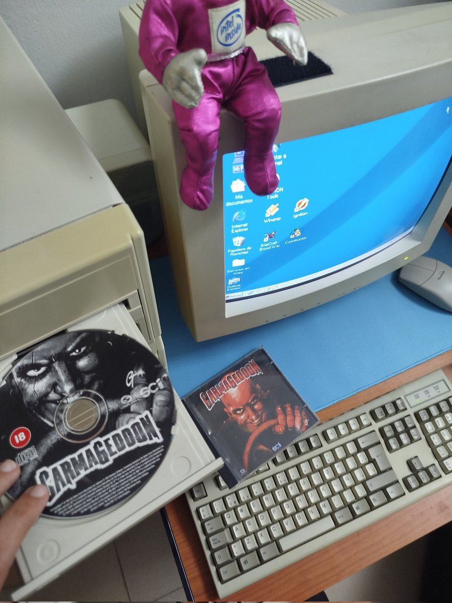 RubenRetro_PC's tweet image. Tonight is gonna be a good night 😈
#Retrogaming #Carmageddon