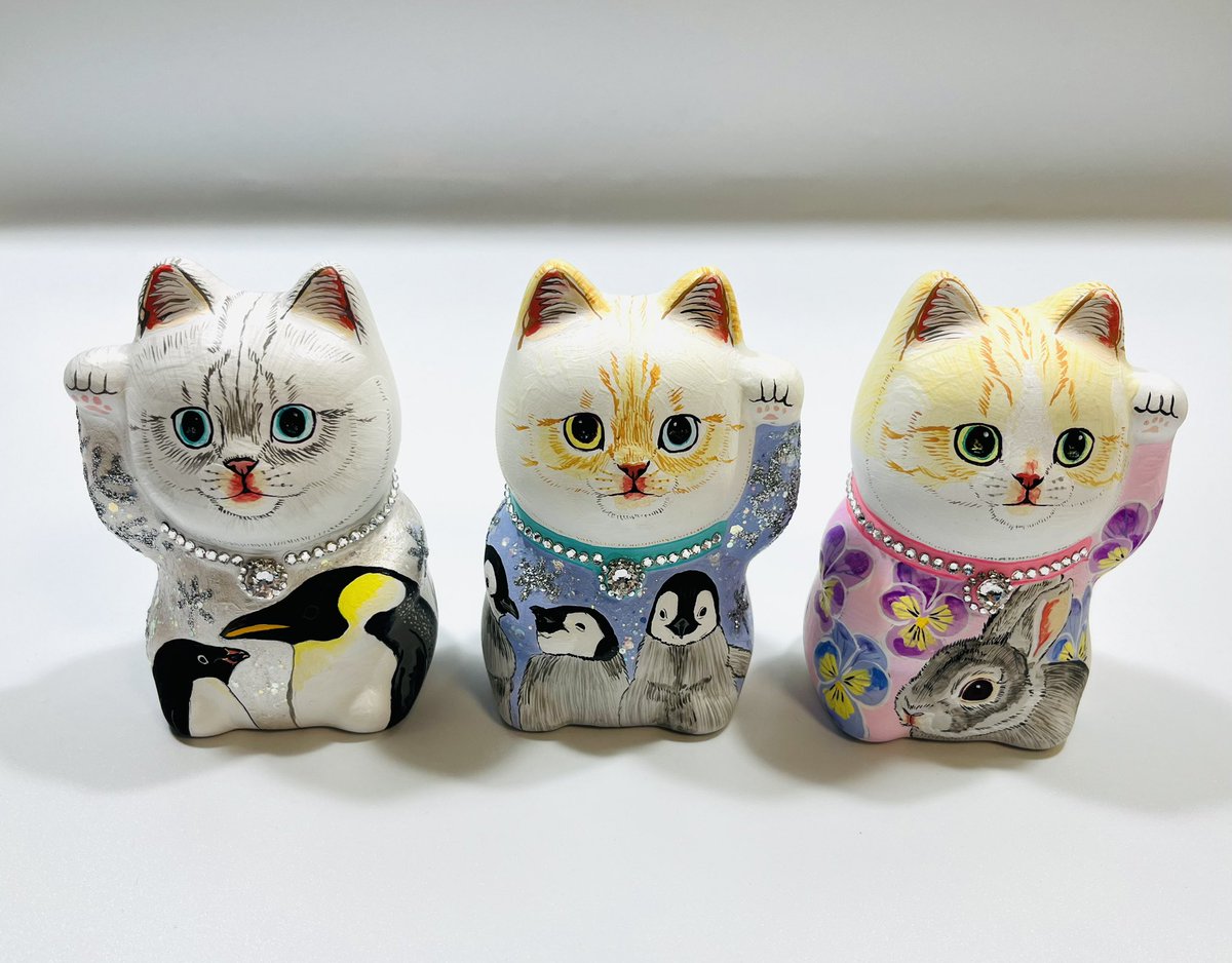 おはようございます。 本日出発予定の招き猫ちゃんたち。 ラフォーレ