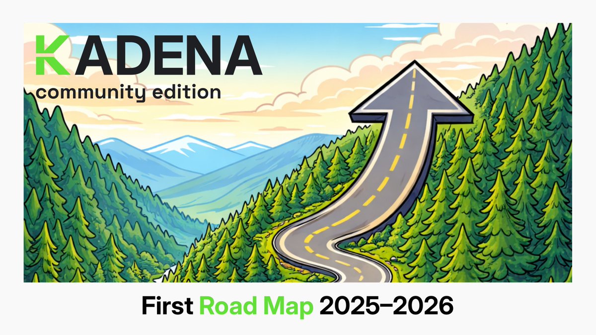 🔥Excited to share the first #Kadena Community Edition Roadmap for 2025-2026!  

Our pragmatic plan focuses on decentralization, sustainability, and real $KDA utility. Key milestones include a foundation/DAO launch, new bridges, improved dev tools, DeFi growth, and exchange