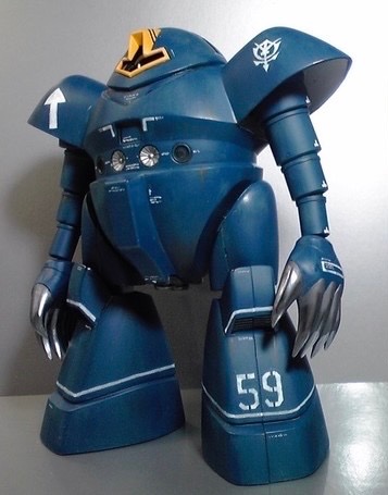 無言でジオンのMSを見せ合おう #おっさんが作るガンプラ #旧キット