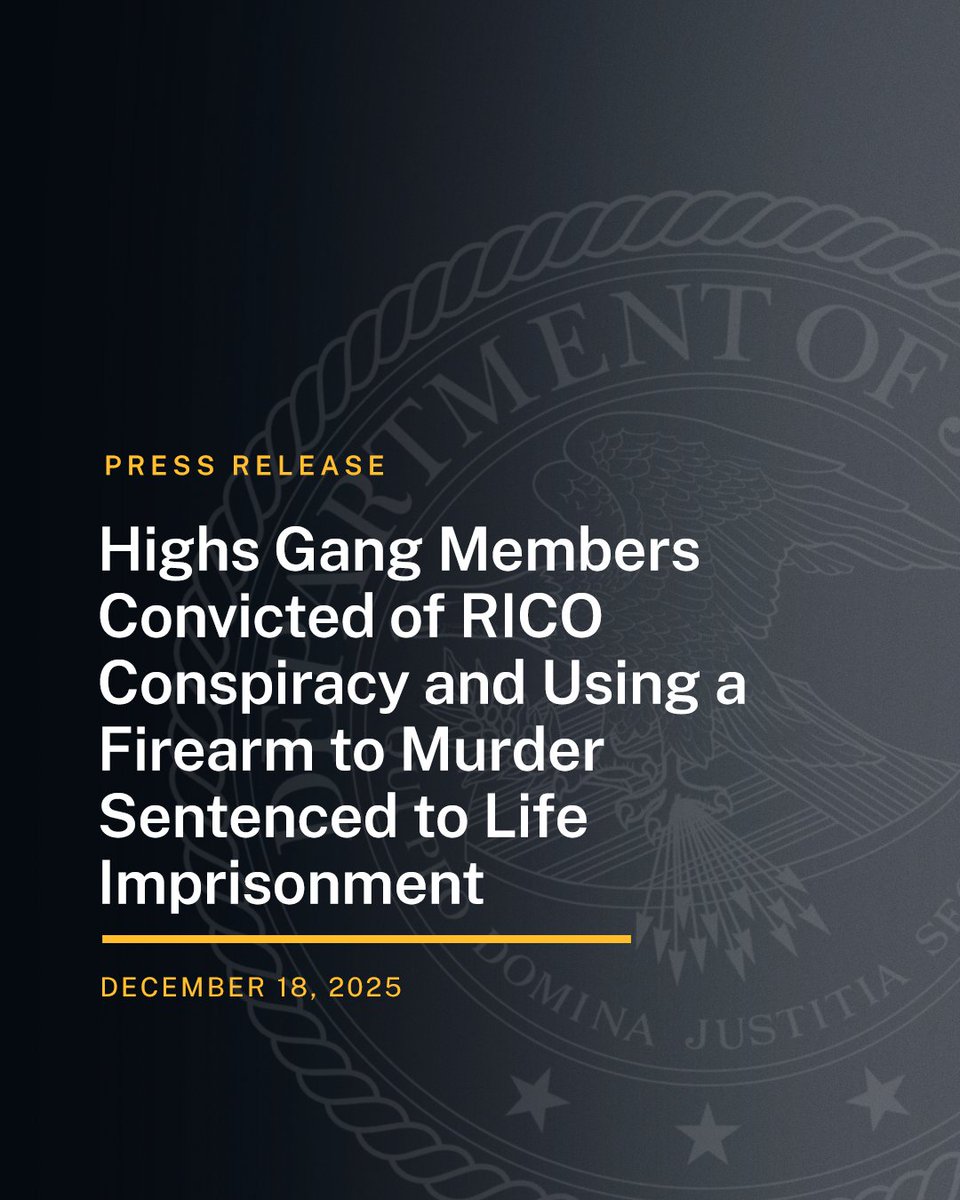 Criminal Division (@DOJCrimDiv) / Posts / X