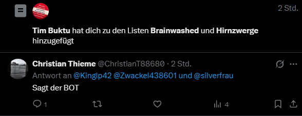 wieder ein Beispiel aus der Kategorie warum es keinen Sinn macht mit rechten/ "konservativen" zu reden