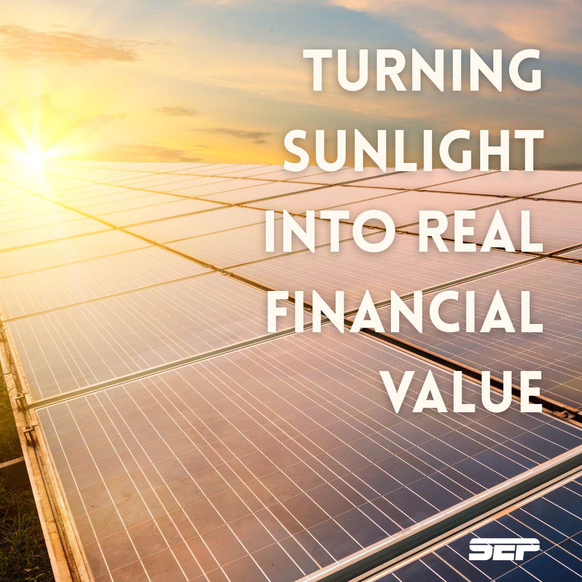 Solar panels capture energy &amp; convert it into real financial value, turning what was once “wasted” sunlight into electricity you can use, store &amp; send back to the grid.

Reduce your reliance on the grid &amp; lower monthly energy expenses.

#SolarEnergy #SolarPower #GreenEnergy