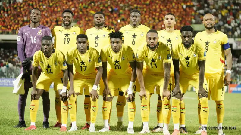<a href="/TopStrikeIO/">TopStrike</a> 
> Ghana’s Black Stars carry Africa’s World Cup dream 🇬🇭🌍
With the right generation, leadership &amp; belief, Ghana could be the first to bring the trophy to Africa.
The question is no longer if Africa can win the World Cup — but who.